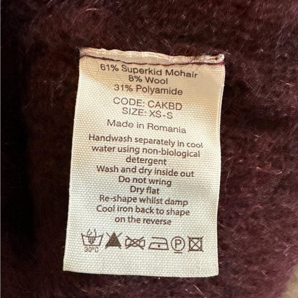Toast UK Mohair Sweater S - Picture 3 of 4